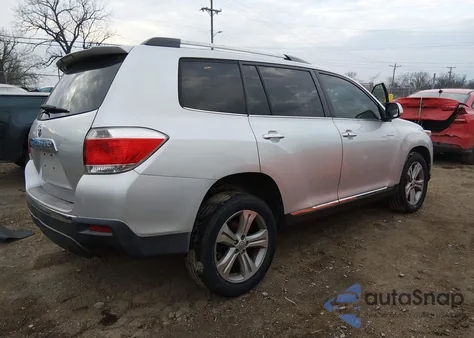 2011 Toyota Highlander Limited V6 z USA, uszkodzony, nr VIN 5TDYK3EH9BS030918